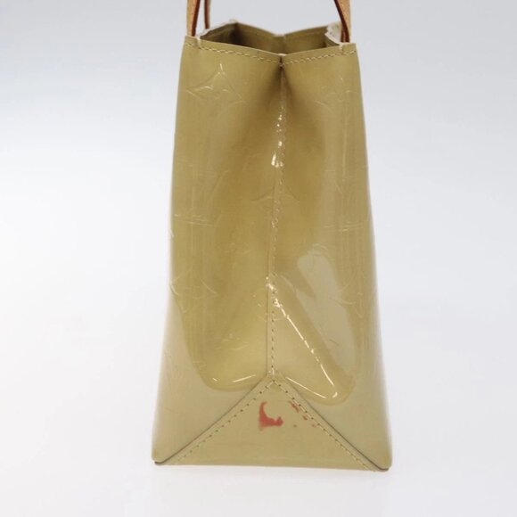 LOUIS VUITTON Monogram Vernis Reade PM Hand Bag Beige M91334 LV Auth 120540 - Picture 6 of 16